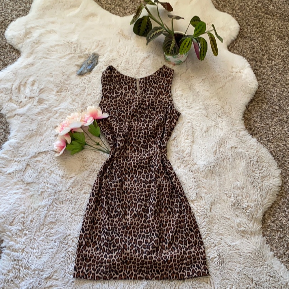 Leopard print dress